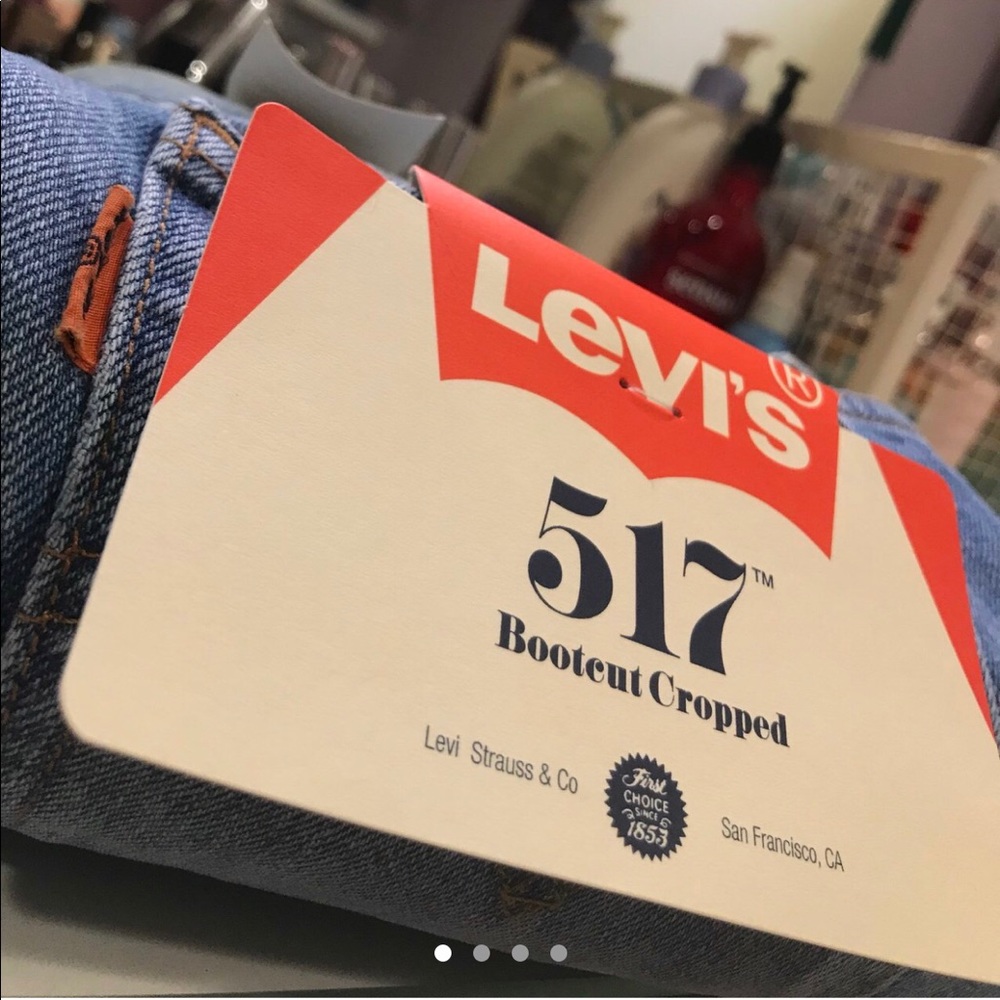 517 Bootcut cropped Levi Jeans